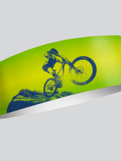 čelenka leto športová peax bike zelená 9 cm