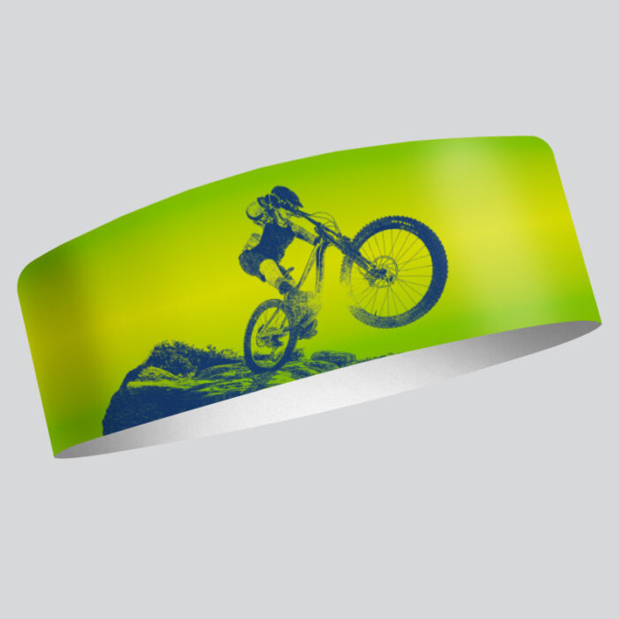 čelenka leto športová peax bike zelená 9 cm