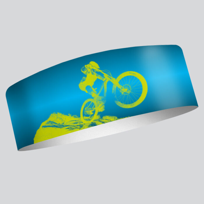čelenka leto športová peax bike modrá 9 cm