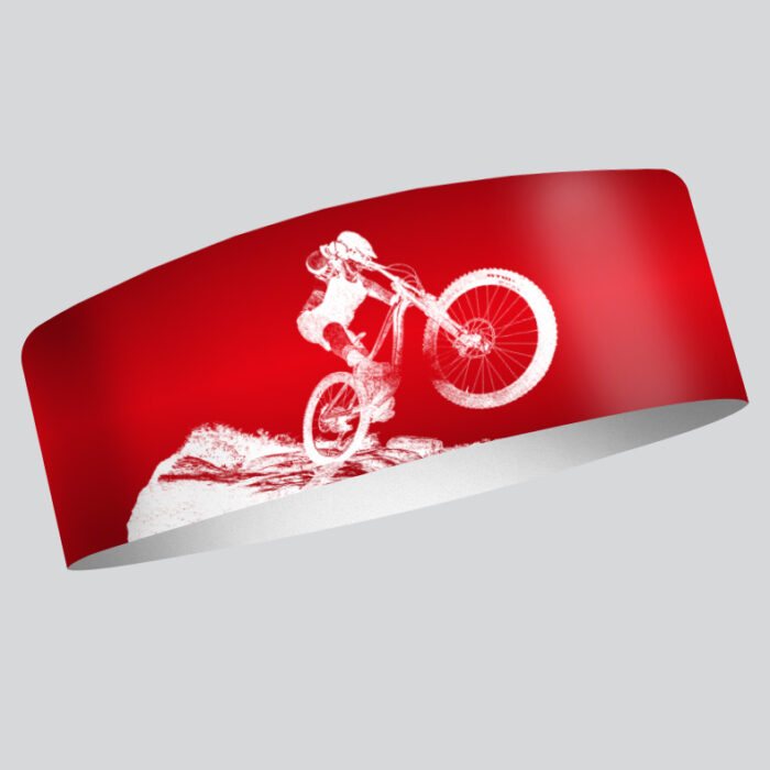 čelenka leto športová peax bike červená 9 cm