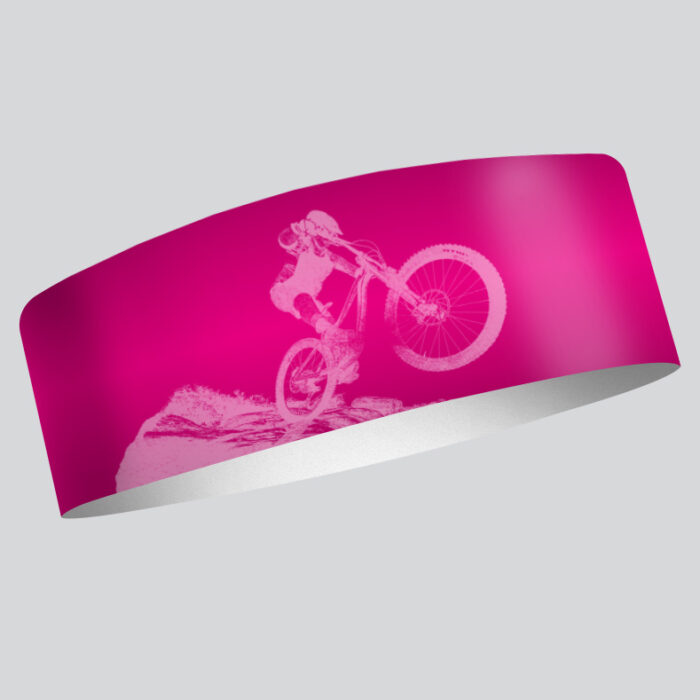 čelenka leto športová peax bike ružová 9 cm