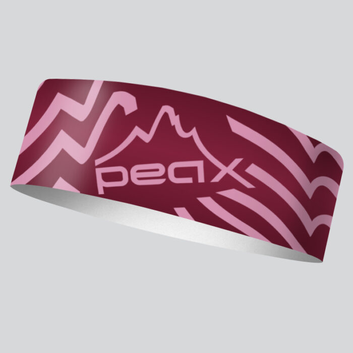 čelenka leto športová peax bordo 9 cm