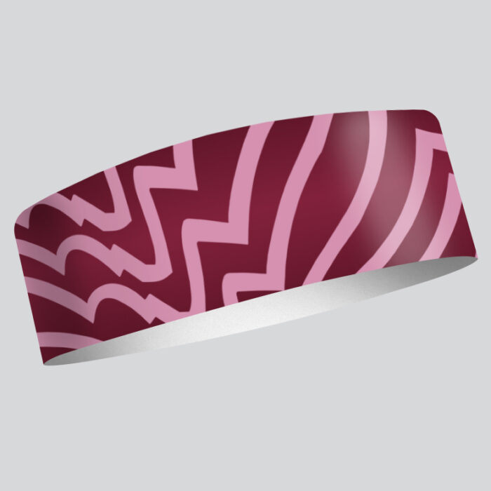 čelenka leto športová peax bordo 9 cm