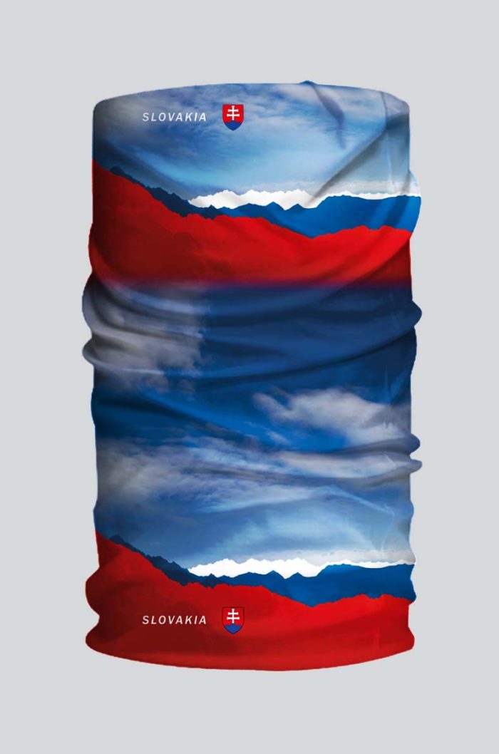 multifunkčná šatka bufka tatry slovakia červená