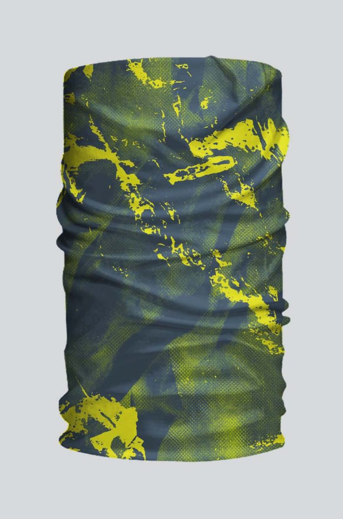 multifunkčná šatka bufka abstract grey yellow