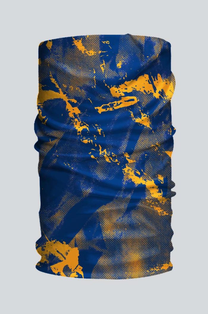 multifunkčná šatka bufka abstract blue orange