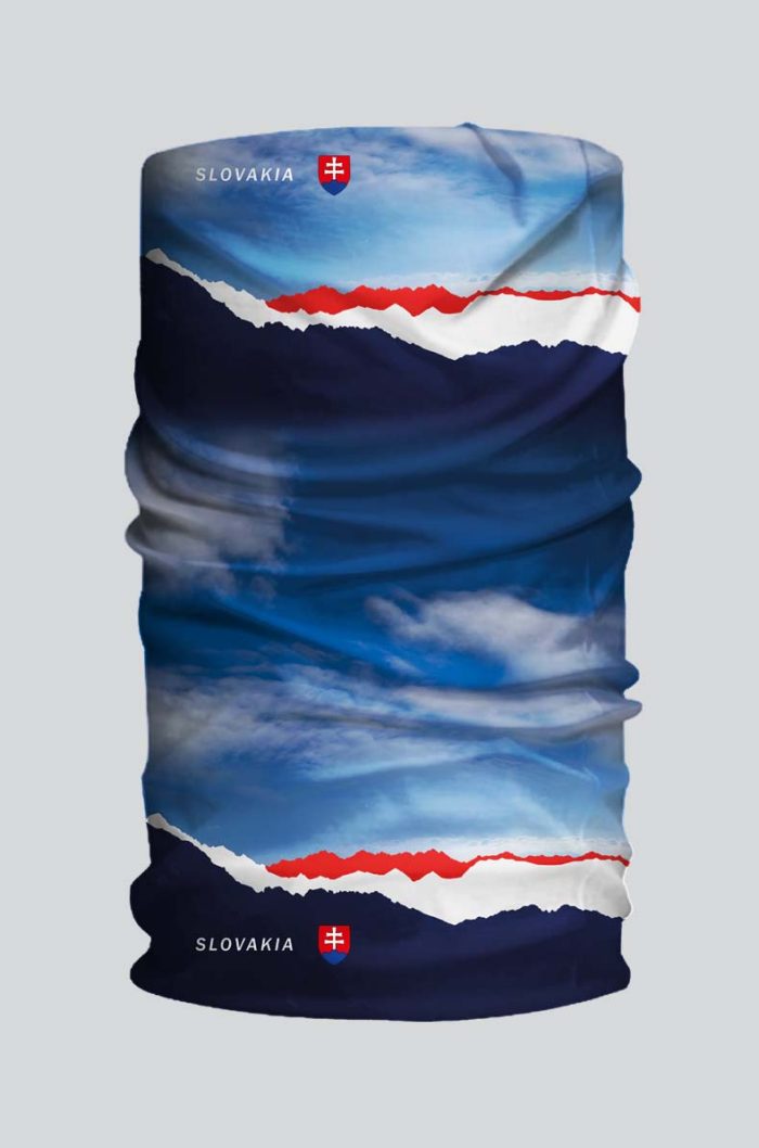 multifunkčná šatka bufka tatry slovakia modrá