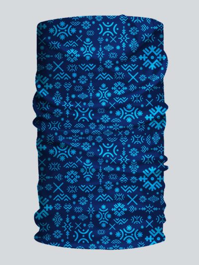 multifunkčná šatka peax folklór goral modrá