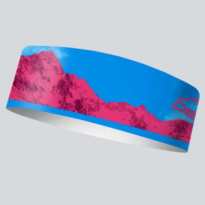 čelenka leto športová peax mountain pink azur 9 cm
