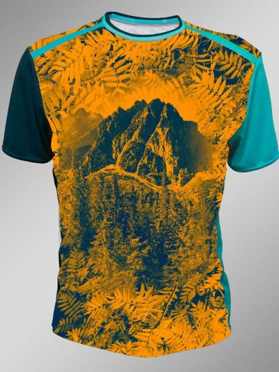 funkčné tričko pánske peax mountain orange