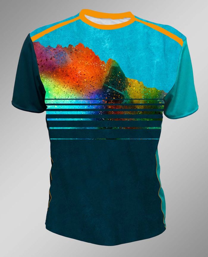 funkčné tričko pánske peax mountain color