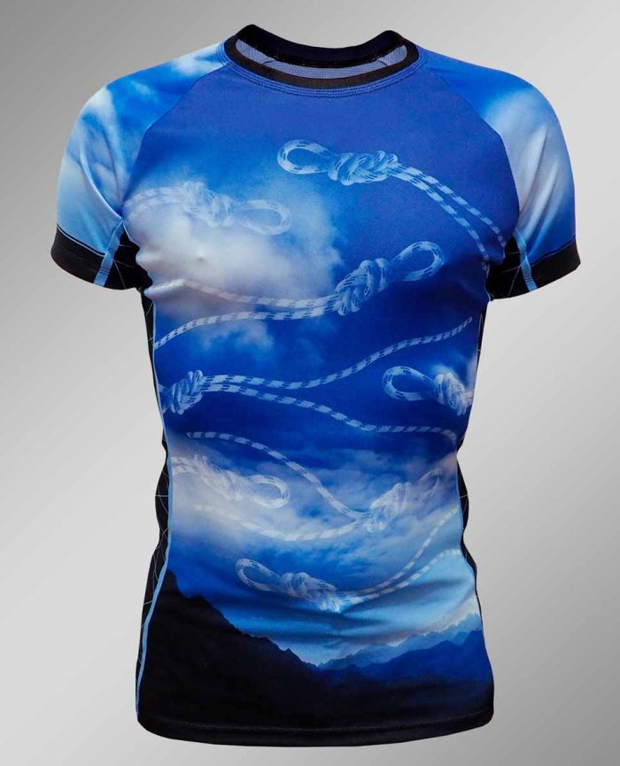 termoprádlo pánske tričko coolmax rope blue jm active