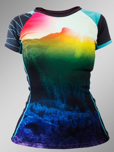 termoprádlo dámske tričko coolmax skialp rainbow jm active
