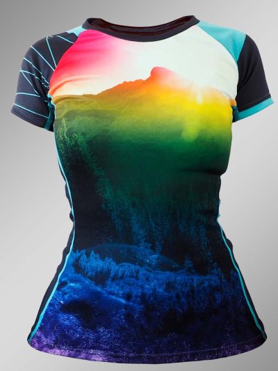 termoprádlo dámske tričko coolmax skialp rainbow jm active