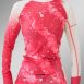 termoprádlo funkčné merino dámske dlhý rukáv outdoor ski winter red