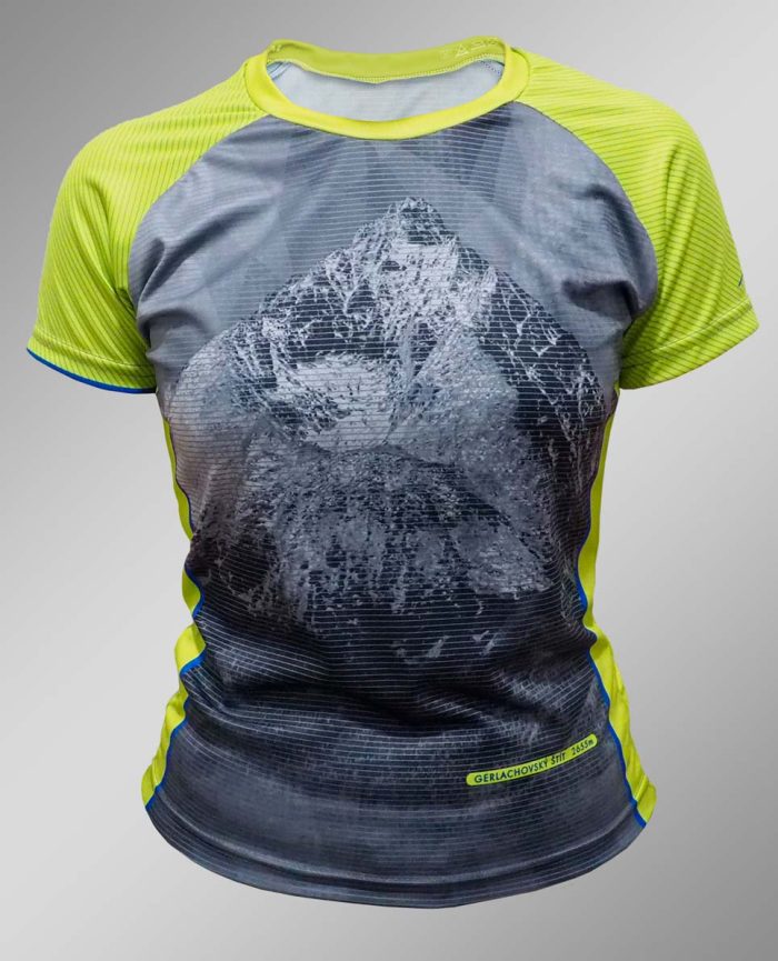 funkčné tričko dámske peak gerlachovský štít grey green jm active outdoor